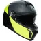 AGV TOURMODULAR BALANS - Model MATOWY CZARNY/ŻÓŁTO-FLUO/SZARY