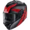 SHARK SPARTAN GT ELGEN MAT MICROMÉTRICO - Modelo BLACK ANTHRACITE RED