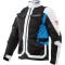 DAINESE PUSTYNNY TEX - Model SZARY LODOWCOWY/CZARNY/NIEBIESKI WYDAJNOŚCIOWY