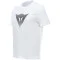 DAINESE T-SHIRT LOGO - Modell WEISS/SCHWARZ