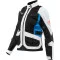 DAINESE DESERT TEX KVINDE - Model GLACIER-GRÅ/SORT/PERFORMANCE-BLÅ