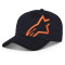 ALPINESTARS CORP SNAP 2 HAT - Modèle 7032-NAVY/ORANGE