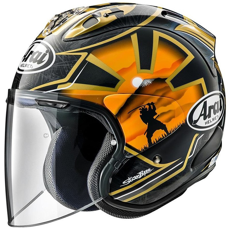 Open face helmet Arai SZ-R Vas Pedrosa Gold -10%