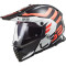 LS2 MX436 PIONEER EVO ADVENTURER - Model ZWART/WIT