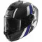 SHARK SPARTAN RS CARBONO SHAWN MATE - Modello DBS-CARBONIO/BLU/ARGENTO