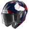 SHARK EVO-GT TEKLINE - Modelo BUR-BLUE/CHROME/RED