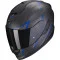 SCORPION EXO-1400 EVO CARBONO AIR KENDAL - Modelo MATT BLACK/BLUE