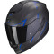 SCORPION EXO-1400 EVO KARBONOWY AIR KENDAL - Model MATOWY CZARNY/NIEBIESKI