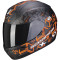 SCORPION EXO-390 CUBE - Modèle BLACK MATT/ORANGE