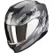 SCORPION EXO-520 EVO AIR COVER - Modelo MATT SILVER/RED