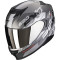 SCORPION EXO-520 EVO AIR COVER - Modello ARGENTO OPACO/ROSSO