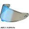 SHOEI SCREEN CWR-F2PN IRIDIUM - Model SPEKTRÁLNÍ MODRÁ