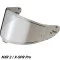 SHOEI VISIR CWR-F2PN IRIDIUM - Model SPECTRA SILVER