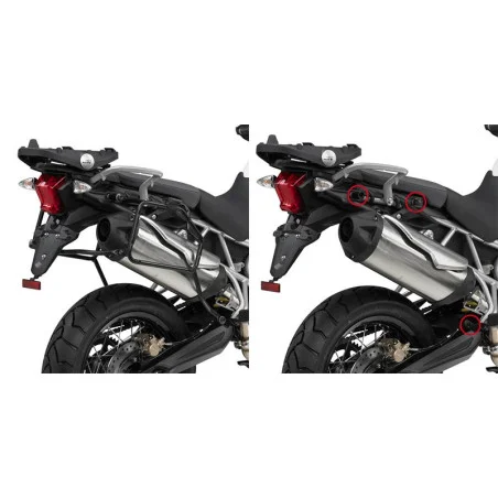 GIVI SUPPORT DE VALISES TRIUMPH TIGER 800 / 800 XC / 800 XR