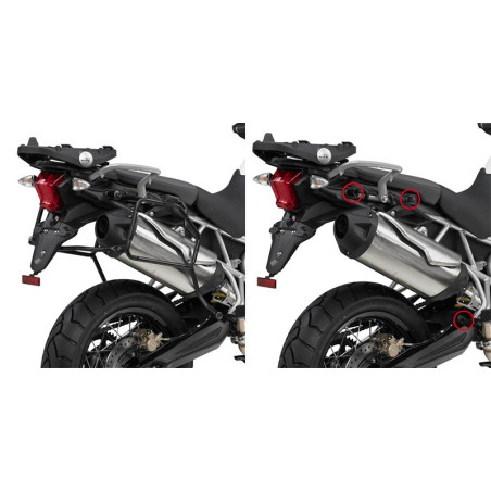SUPORTE DE MALA TRIUMPH TIGER 800 / 800 XC / 800 XR