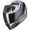 SCORPION EXO-1400 EVO CARBONO AIR ARANEA - Modelo BLACK/WHITE