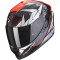 SCORPION EXO-1400 EVO CARBONO AIR ARANEA - Modelo BLACK/NEON RED