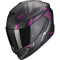 SCORPION EXO-1400 EVO AIR SHELL - Model MAT ZWART/ROZE