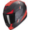 SCORPION EXO-1400 EVO KARBONOWY AIR KENDAL - Model MATOWY CZARNY/CZERWONY