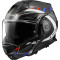 LS2 FF901 ADVANT X CARBONO FUTURE - Modello BIANCO LUCIDO/BLU