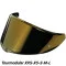 AGV PANTALLA GT3-1 SPORTMODULAR (XXS-XS-S-M-L) - Modelo IRIDIUM GOLD