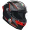 AGV K6 S SLASHCUT - Modell SVART/GRÅ/RÖD