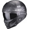 SCORPION EXO-COMBAT II XENON - Modèle MATT BLACK/WHITE