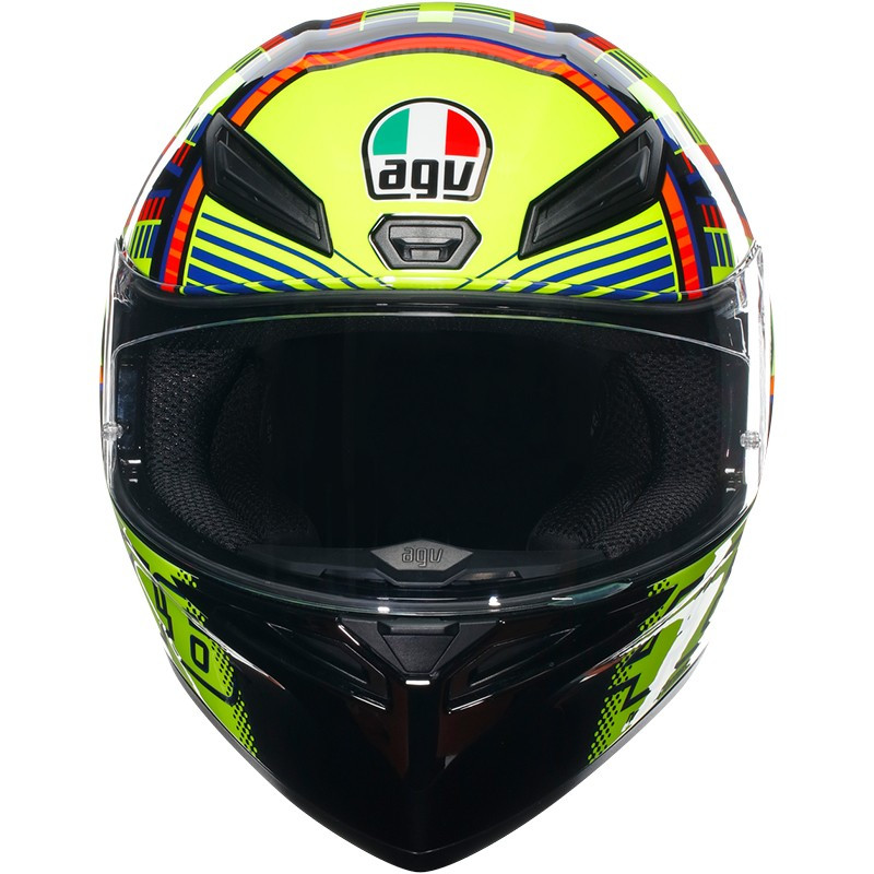 極美品AGV k1 ロッシレプリカ 2015 SOLERUNA Ｌ Full face helmet AGV K1 S Rossi Soleluna 2015 -22%