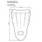 TOURATECH VIDRO L TRANSPARENTE HONDA CRF1000L TWIN +AVD