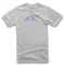 ALPINESTARS AGELESS CLASSIC TEE - Modell 1937-SILVER/FIOLETT