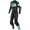 DAINESE IMATRA MUJER 1 PIEZA PERFORADA - Modell SCHWARZ/AQUA-GRÜN