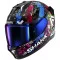 SHARK SKWAL I3 HELLCAT - Model ZWART/CHROOM/BLAUW