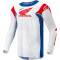 ALPINESTARS HONDA RACER ICONIC T-SHIRT - Model 2027-WH B BLAUW B ROOD
