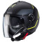 CABERG RIVIERA V4 X GEO - Model MATT BLACK/YELLOW-FLUO/GREY