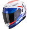 SCORPION EXO-520 EVO AIR TITAN - Modelo BLANCO AZUL ROJO