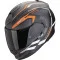 SCORPION EXO-491 KRIPTA - Model ZWART MAT/ORANJE/WIT