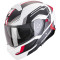 SCORPION EXO-930 EVO SIKON - Modelo WHITE MATT/BLACK/RED