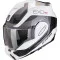 SCORPION EXO-TECH EVO PRO COMMUTA - Model WHITE SILVER