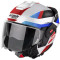 NOLAN N120-1 SUBWAY - Modello 24-METAL BIANCO BLU/ROSSO/NERO