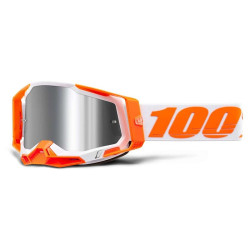 100% RACECRAFT 2 ORANGE IRIDIUM SILVER FLASH