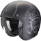 SCORPION BELFAST EVO ROMEO - Modell SCHWARZ MATT/SILBER