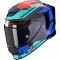 SCORPION EXO-R1 EVO AIR BLAZE - Modell SCHWARZ/BLAU/ROT
