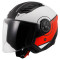 LS2 OF616 AIRFLOW II COVER - Model MATT WHITE/RED