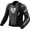 REV'IT CONTROL LEATHER JACKET - Modèle BLACK/WHITE