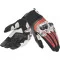 DAINESE MIG 3 UNISEXO - Modelo BLACK/RED SPRAY/WHITE