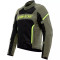 DAINESE AIR FRAME 3 TEX - Modello VERDE MILITARE/NERO/GIALLO FLUO