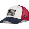 ALPINESTARS FLAG SNAPBACK HATT - Modell 2074-VIT/MARINBLÅ/RÖD
