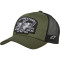 ALPINESTARS czapka trucker z naszywką Heritage - Model 6910-WOJSKOWY/CZARNY