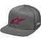 ALPINESTARS 3D TIDLØS TRUCKER HATT - Modell 1135-GRÅ/RØD