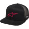 ALPINESTARS 3D Ponadczasowa czapka typu trucker - Model 1030-CZARNY/CZERWONY